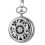 (silvery) Engrave Pocket Watch Compass Retro Hiking Belt Chain Camp Compass For Sailing 1