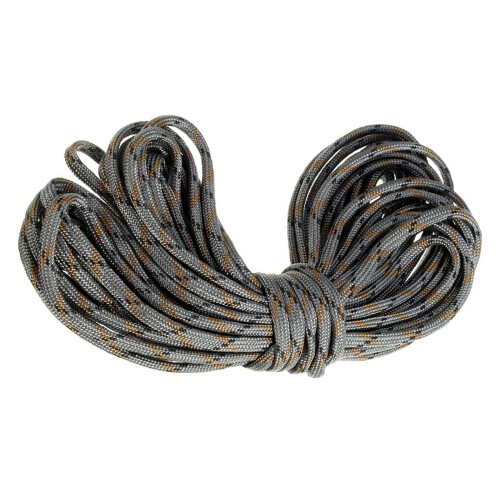 Σχοινί Αλεξίπτωτου Paracord 7 Rope, Γκρι Παραλλαγής Μήκος: 15M 2