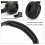2Pack IR Wireless Headphones for Car DVD Player,Universal (Black) 7
