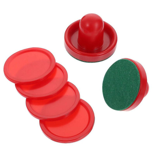 1 Set Air Hockey Pushers Pucks Replacement for Game Tables Goalies Header Kit 2