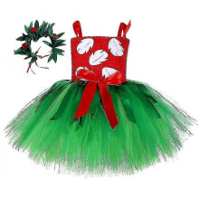 (XL) Lilo Tutu Dress For Girls Party Princess Outfits For Baby ,Girl Christmas Halloween Costume Kids Hawaiian Dresses
