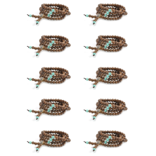108 Sandalwood Buddhist Buddha Prayer Bead Bracelet Necklace