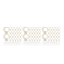 Angel Wing Bracelet Favor with Organza Bags Acrylic Baptism