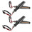 Motorcycle LED Turn Signals 4Pcs Front Rear Indicators with Flowing Amber Daytime Running Lights 12V 2