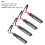 Motorcycle LED Turn Signals 4Pcs Front Rear Indicators with Flowing Amber Daytime Running Lights 12V 4