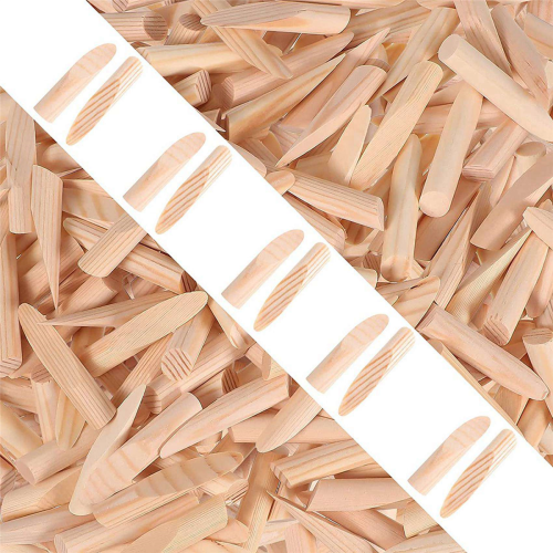 200 Packs Pocket Hole Plugs Solid Wood Dowels Pocket Hole Jig Paint 1