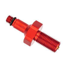 (One) Aluminum alloy conversion valve - red