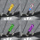 (4) French valve caps - silver 5