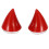 Motorcycle Helmet Corner Horn Decoration Suction Cup Horn, Red 4