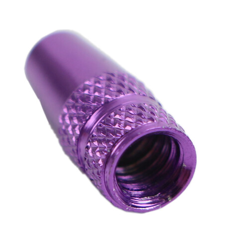 (5) Presta valve caps - purple 2