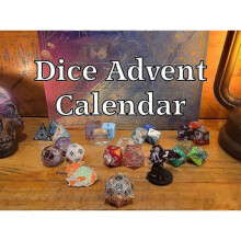 Dice Advent Calendar 2024 Surprise Holiday Gifts with Dice, Countdown To New Year And Christmas, Christmas Gifts for Boys, Girls, Adults--