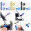 (1 set) Bicycle valve cap - French valve set colorful 8