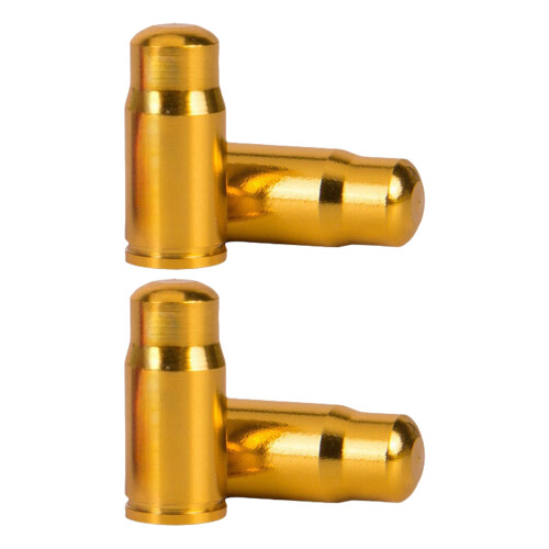 (4) Bicycle Valve Caps - Gold