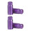 (4) Bicycle Valve Caps - Purple 5