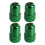 (4) Bicycle Valve Caps - Green 1
