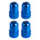 (4) Bicycle Valve Caps - Blue 1