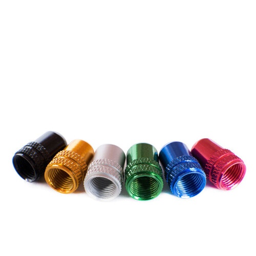 (4) Bicycle Valve Caps - Blue 2