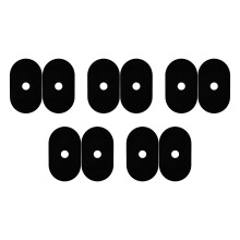 (1 set) French mouthpiece stickers - 5 pairs