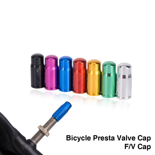 (4) Bicycle Valve Caps - Blue 1