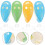4pcs Smile Face Antibacterial Toothbrush Holders Suction Cup (Random Color) 5