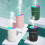 (White) Usb mini horse light humidifier 2