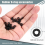 30 τεμάχια 2,5mm x 6,5mm x 2mm λαστιχένιοι δακτύλιοι O για ψάρεμα με σκουλήκια 4