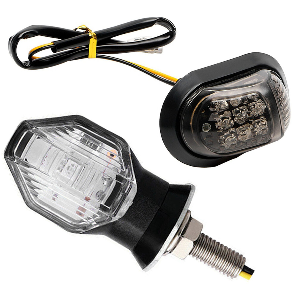 12V Lighting Motorbike Indicators A Pair Turn Signal Yellow/Light 4711316841114