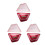 1 Pair Right & Left Frame Covers Panels For Motorcycle Red 1
