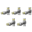 10 τεμάχια λάμπα αυτοκινήτου T20 7440 W21W LED Canbus φώτα οπισθοπορείας 7443 LED 4