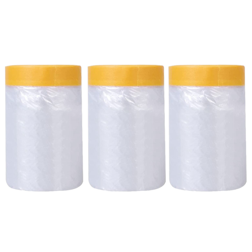 Rollo de láminas protectoras, película de plástico para pintar muebles 1