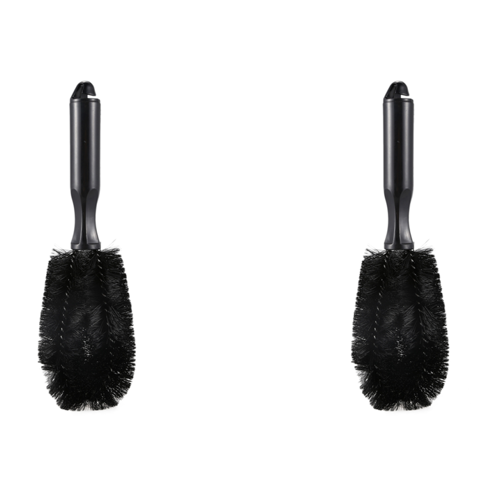 Car Auto Wheel Tire Rim Brush Wash Cleaning Tool 10.6 Inch Long Black 4711316842944