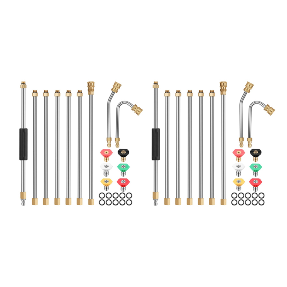 7 Darabos MagasnyomáSú Mosó HosszabbíTó, 6 Darabos FúVóKa-image