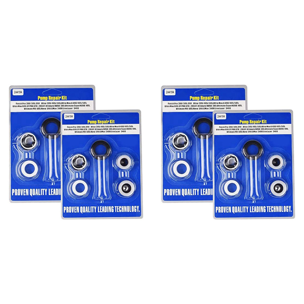 244194 Repair For Airless Paint Sprayer 390 395 490 495 3400(2 Pack) 4711316842500