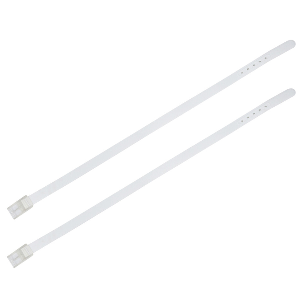 Ceinture unisexe élégante en silicone et plastique, couleurs acidulées, blanche