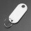 Witte draagbare plastic sleutelhanger-ID-labels (120 stuks) 7