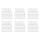 Witte draagbare plastic sleutelhanger-ID-labels (120 stuks) 1