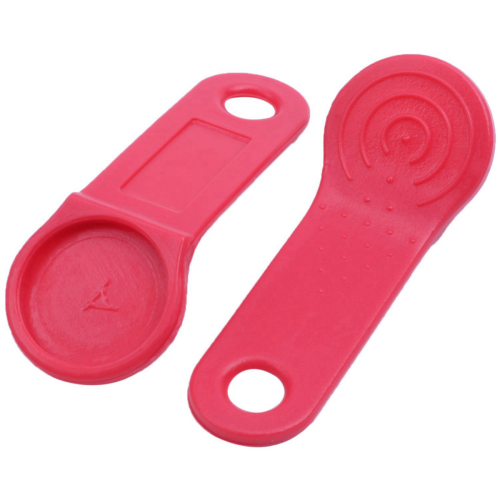 10 τεμάχια DS1990A-F5 TM Κάρτα iButton Tag με επιτοίχια τοποθέτηση σε κόκκινο χρώμα 2