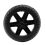 Gummi Hot Wheel rejsebagagevogn - sort (2 stk.) 4
