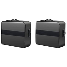 Document Bag with Lock (Black)
