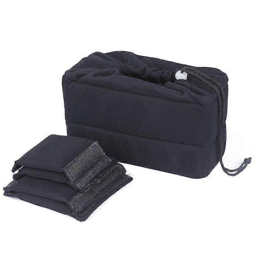 Camera Insert Partition Padded Bag Dslr Camera Bag Velvet Shockproof Protective Storage Bag 2