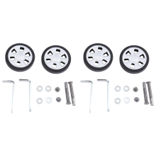 Set di 2 ruote di ricambio per valigie da 60 x 13 mm, kit di riparazione
