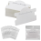 100 Pcs Bracelet Display Cards with Bags,White 2