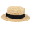 Girls Straw Hat Bowknot Sun Hat Beach Round Flat Top Fedora Hat 4