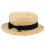 Girls Straw Hat Bowknot Sun Hat Beach Round Flat Top Fedora Hat 2