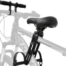 (A B) Kids Bike Seat For Mountain Bikes Front Mounted Bicycle Seats Easy To Install For Children High Quality