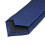 Polyester Smal Hals Slips Tynn Ensfarget Mørkeblått Tynt Slips 3