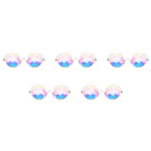 Kaleidoscope Rave Party Solbriller med Diffrakteret Linse - Transparent
