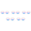Kaleidoscope Rave Party Solbriller med Diffrakteret Linse - Transparent 1