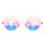 Kaleidoscope Rave Party Solbriller med Diffrakteret Linse - Transparent 2