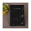 Moderigtig dame- og herrepas-etui i marmor, sort 4
